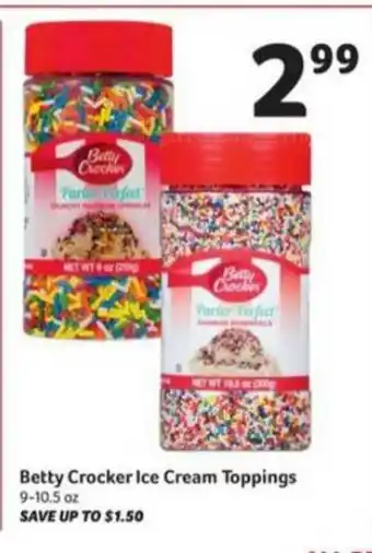 Winn Dixie Betty Crocker Ice Cream Toppings offer