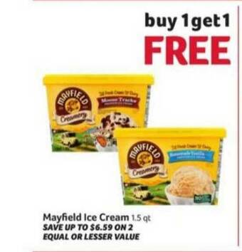 Winn Dixie Mayfield Ice Cream offer