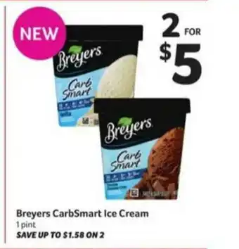 Winn Dixie Breyers CarbSmart Ice Cream offer