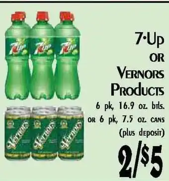Hollywood Market 7UP Or Vernors Products offer