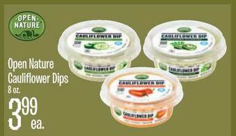 Jewel-Osco Open Nature Cauliflower Dips offer