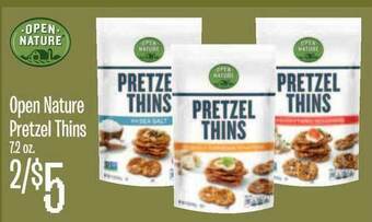 Jewel-Osco Open Nature Pretzel Thins offer