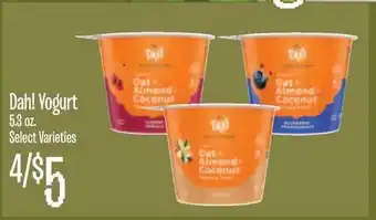 Jewel-Osco Dah! Yogurt offer