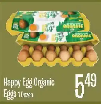 Jewel-Osco Happy Egg Organic Eggs offer