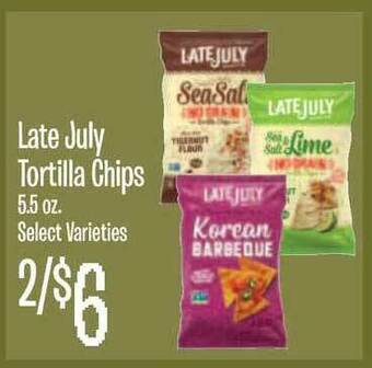 Jewel-Osco Late July Tortilla Chips offer