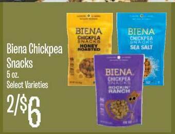 Jewel-Osco Biena Chickpea Snacks offer