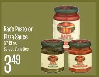 Jewel-Osco Rao's Pesto Or Pizza Sauce offer