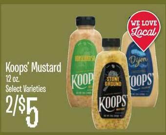 Jewel-Osco Koop's Mustard offer