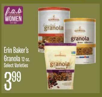 Jewel-Osco Erin Baker's Granola offer