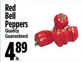 KTA Super Stores Red Bell Peppers Quality Guaranteed offer