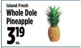 KTA Super Stores Island Fresh Whole Dole Pineapple offer