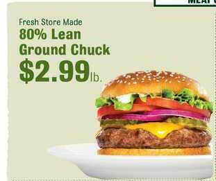 Robert Fresh Market 80% Lean Ground Chuck offer