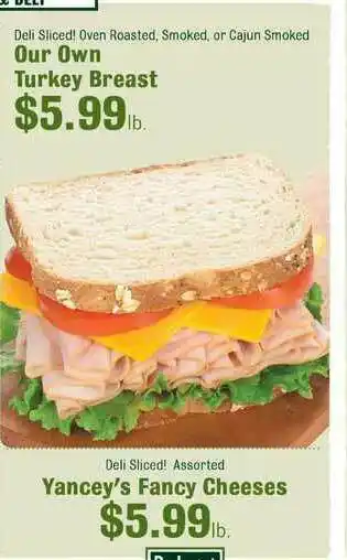 Robert Fresh Market Our Own Turky Breast offer