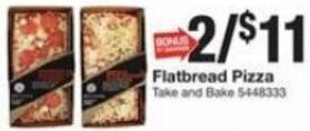 Giant Food Flatbread Pizza offer