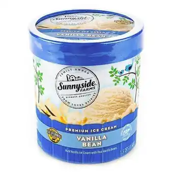 Raley's Sunnyside farms ice cream, premium, vanilla bean offer