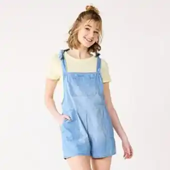 Kohl's Juniors' so® tie shoulder shortalls offer