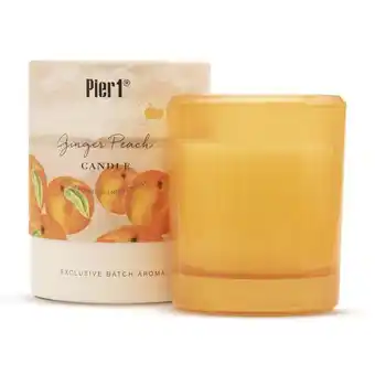 Stein Mart Pier 1 ginger peach 8oz boxed soy candle offer