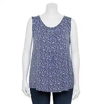 Kohl's Plus size croft & barrow® crewneck tank offer
