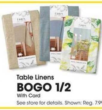 Table Linens