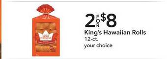 Publix King's Hawaiian Rolls offer