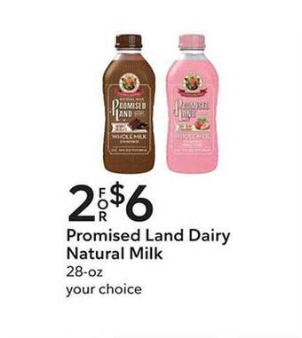 Publix Promised Land Dairy Natural Milk offer