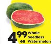 Save a Lot Whole Seedless Watermelon offer