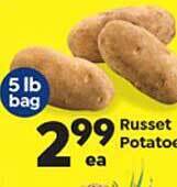 Save a Lot Russet Potatoes offer