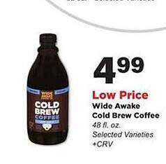 Stater Bros Wide Awake Cold Brew Coffee offer
