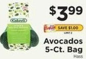 ShopRite Avocados 5-Ct. Bag offer