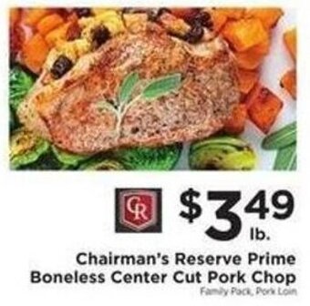 ShopRite Chairman's Reserve Prime Boneless Center Cut Pork Chop offer
