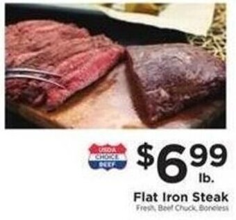 ShopRite Flat Iron Steak offer
