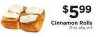 ShopRite Cinnamon Rolls offer