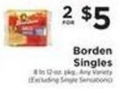 ShopRite Borden Singles offer