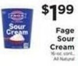 ShopRite Fage Sour Cream offer