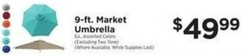 ShopRite 9-ft. Market Umbrella offer