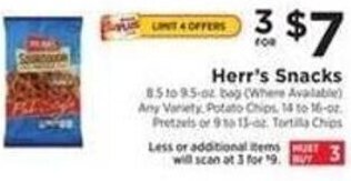 ShopRite Herr's Snacks offer