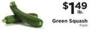 ShopRite Green Squash offer