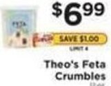 ShopRite Theo's Feta Crumbles offer