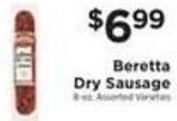 ShopRite Beretta Dry Sausage offer