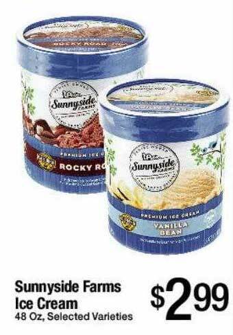 Jons International Sunnyside Farms Ice Cream offer