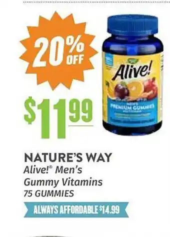 Nature's Way Alive! Men's Gummy Vitamins