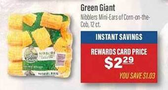 Commissary Green Giant offer