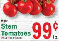 Food Bazaar Ripe Stem Tomatoes offer