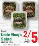 Food Bazaar Fresh Uncle Vinny's Salad offer