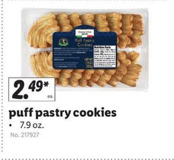 Lidl Puff Pastry Cookies offer