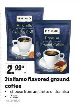Lidl Italiamo Flavored Ground Coffee offer