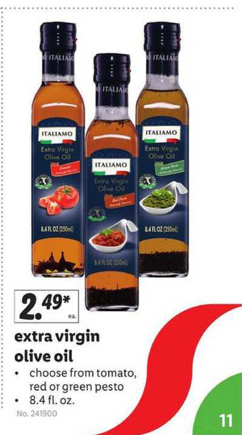 Lidl Extra Virgin Olive Oil offer