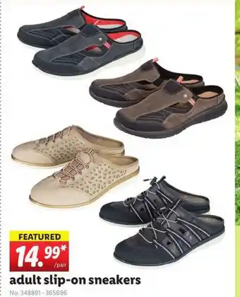 Lidl Adult Slip-on Sneakers offer