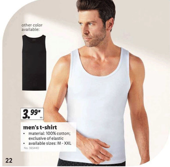 Lidl Men's T-shirt offer