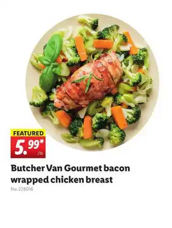 Lidl Butcher Van Gourmet Bacon Wrapped Chicken Breast offer